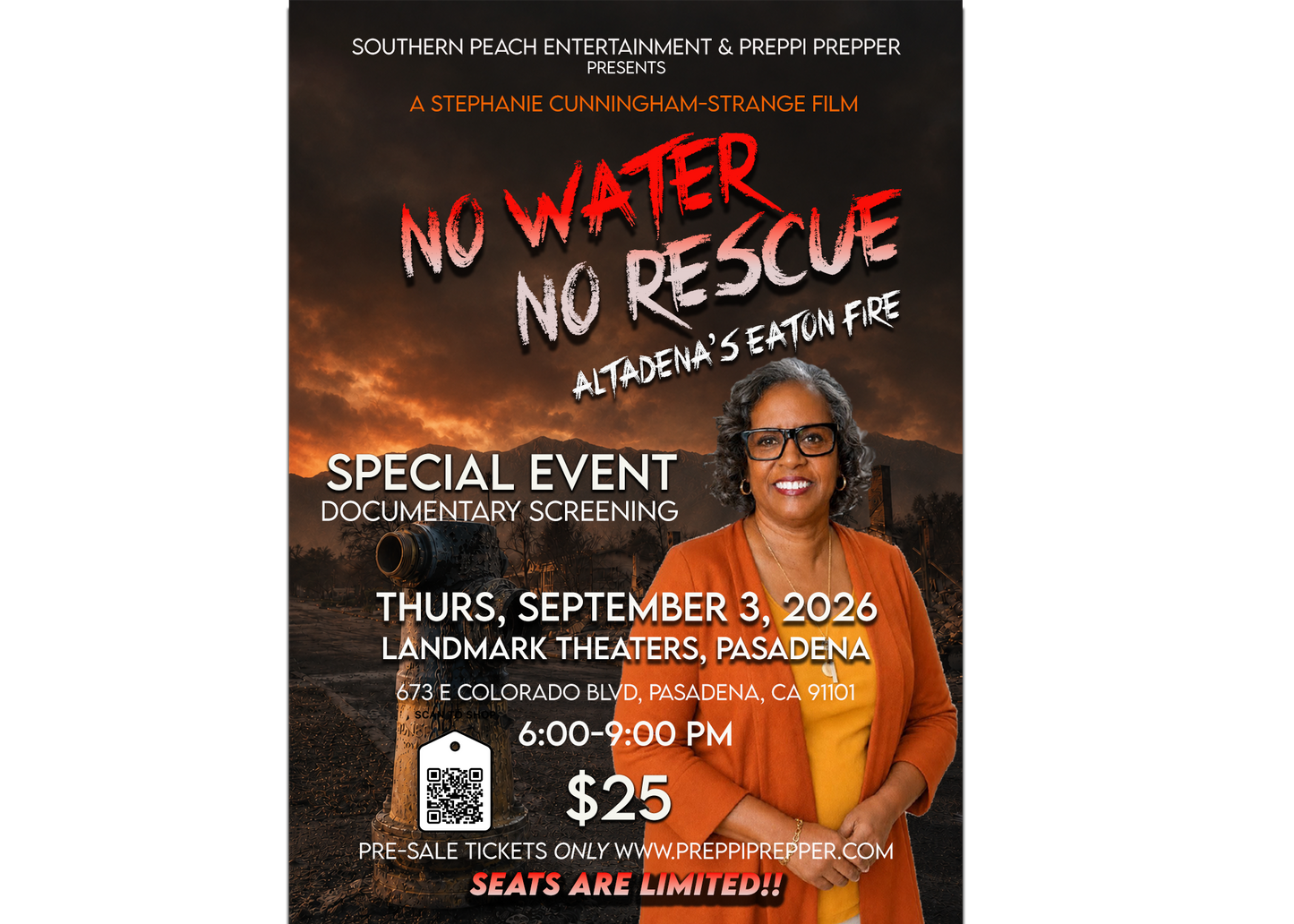 E-Ticket: Altadena Eaton Fire Documentary + In Case of Emergency Workbook Launch Event - Ticket