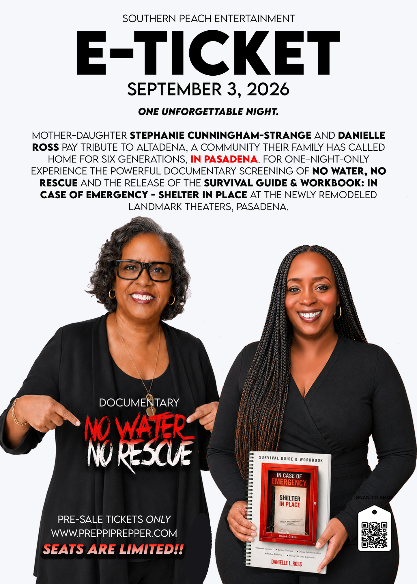 E-Ticket: Altadena Eaton Fire Documentary + In Case of Emergency Workbook Launch Event - Ticket
