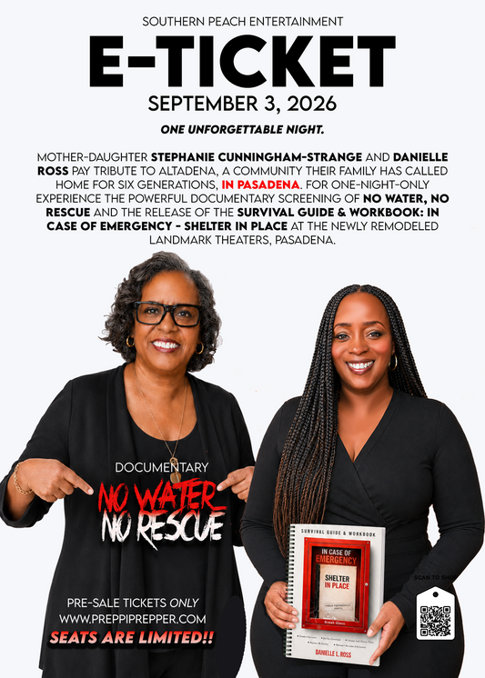 E-Ticket: Altadena Eaton Fire Documentary + In Case of Emergency Workbook Launch Event - Ticket